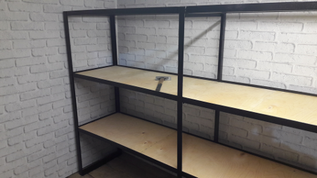 Стеллаж из стального уголка своими руками: пошаговая инструкция